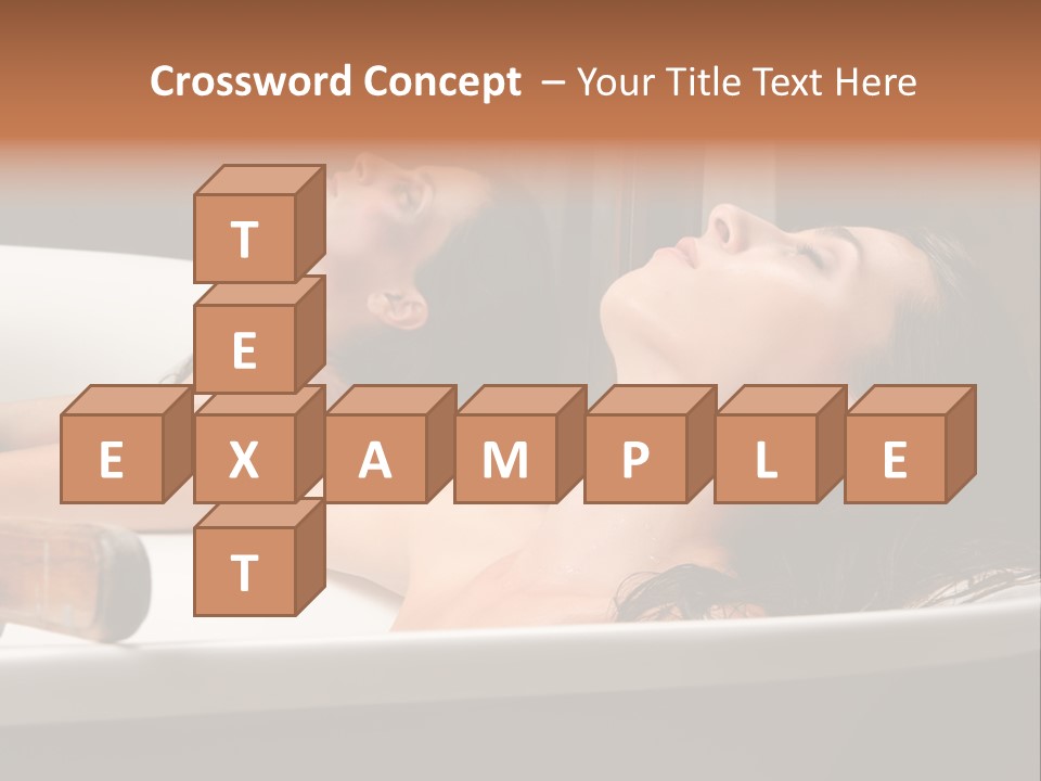 Girlfriend Battered Relaxing PowerPoint Template