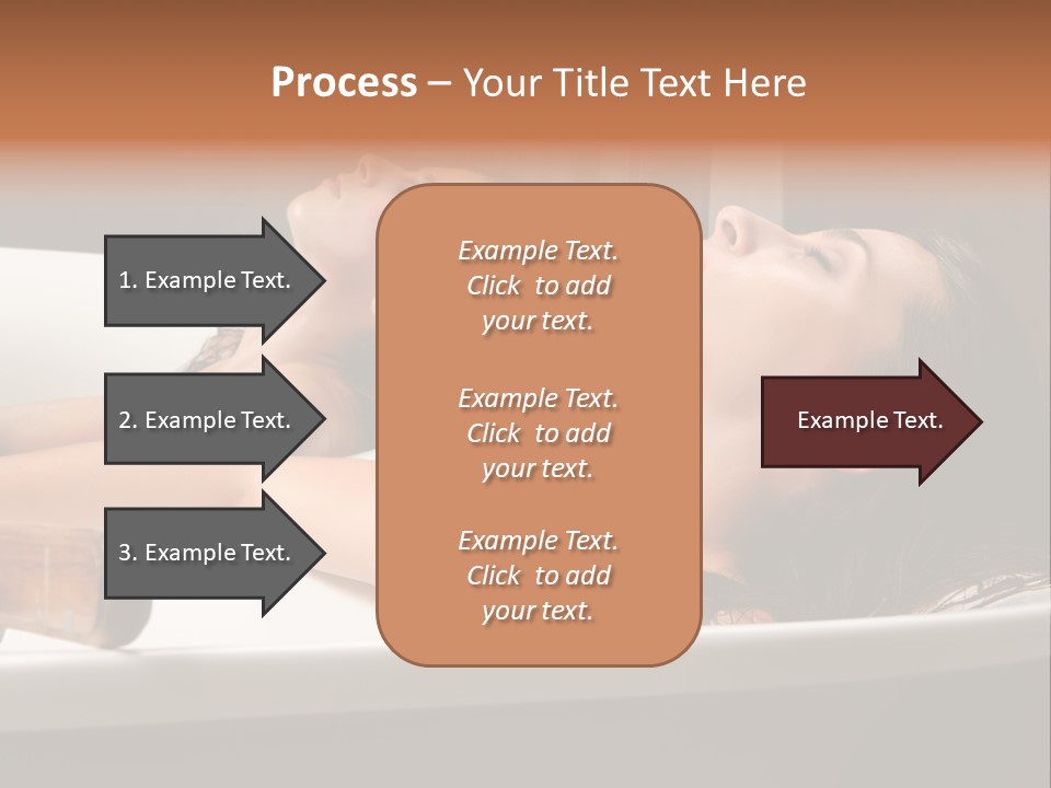 Girlfriend Battered Relaxing PowerPoint Template