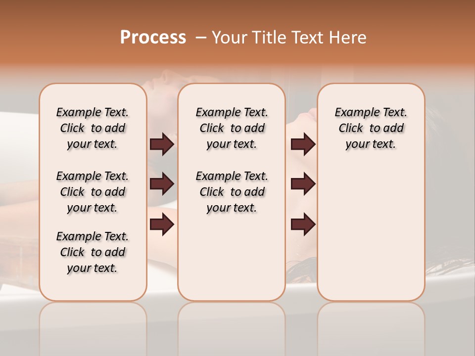 Girlfriend Battered Relaxing PowerPoint Template