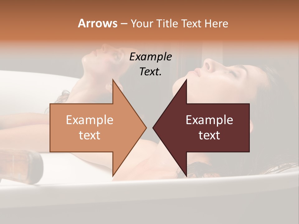 Girlfriend Battered Relaxing PowerPoint Template