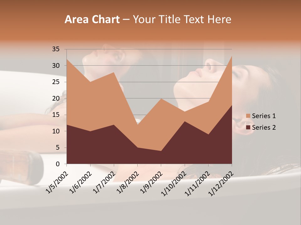 Girlfriend Battered Relaxing PowerPoint Template