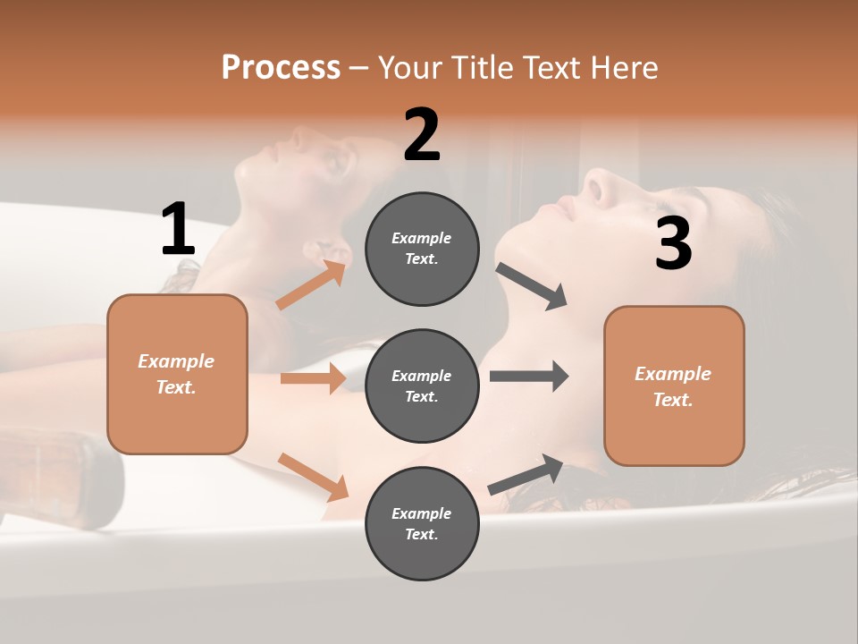 Girlfriend Battered Relaxing PowerPoint Template