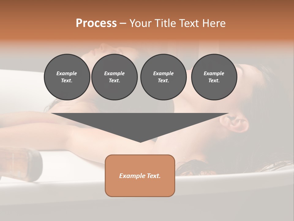 Girlfriend Battered Relaxing PowerPoint Template