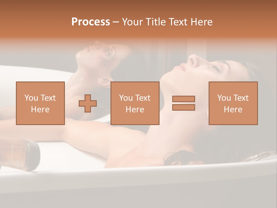 Girlfriend Battered Relaxing PowerPoint Template