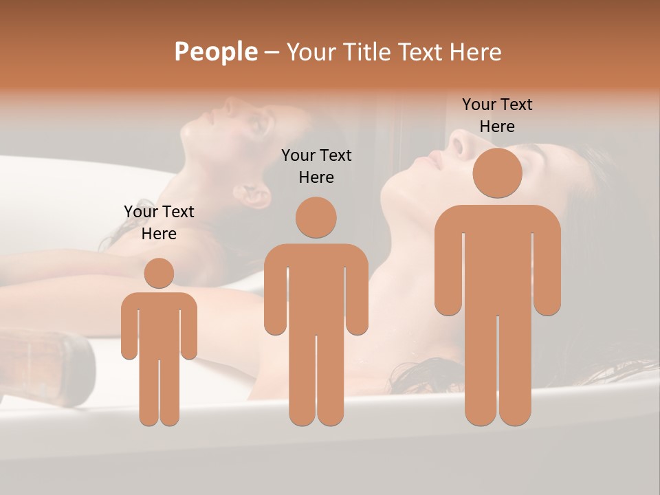 Girlfriend Battered Relaxing PowerPoint Template