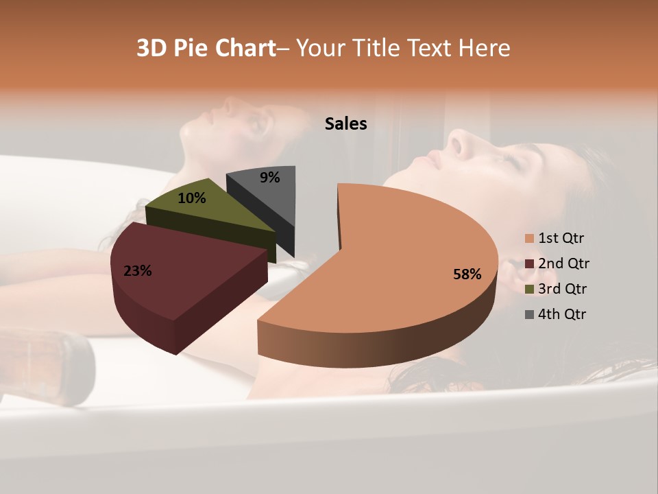Girlfriend Battered Relaxing PowerPoint Template