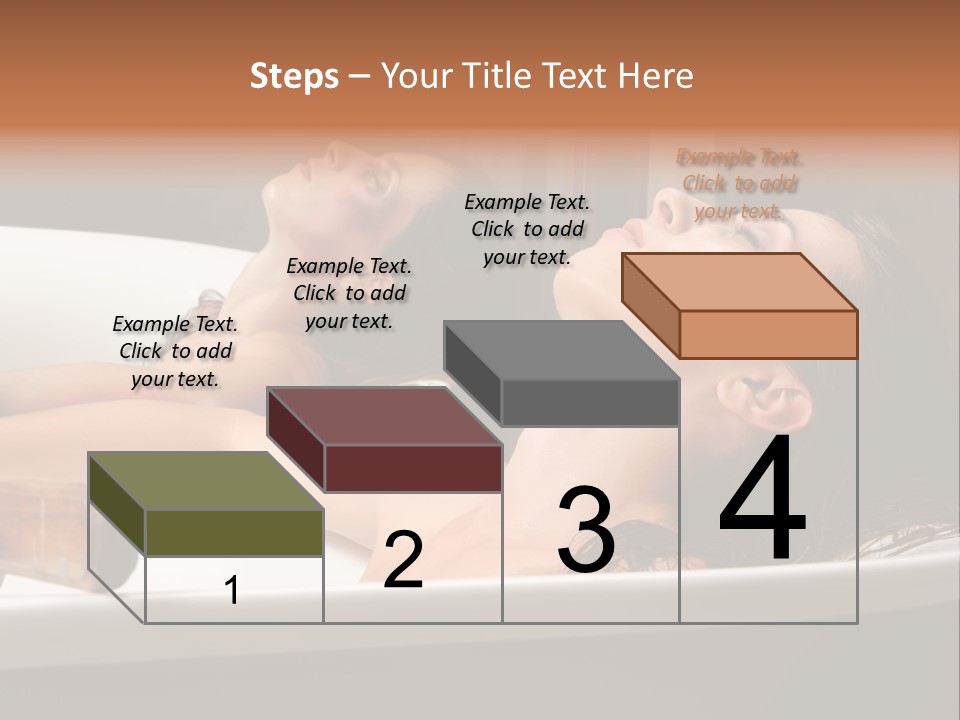 Girlfriend Battered Relaxing PowerPoint Template