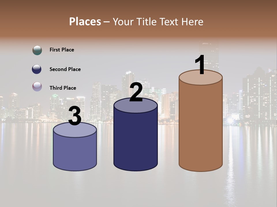 Florida Skyline Tower PowerPoint Template