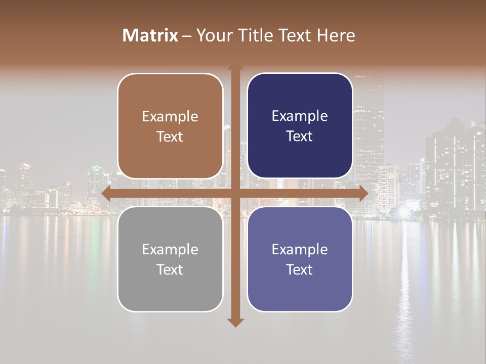 Florida Skyline Tower PowerPoint Template