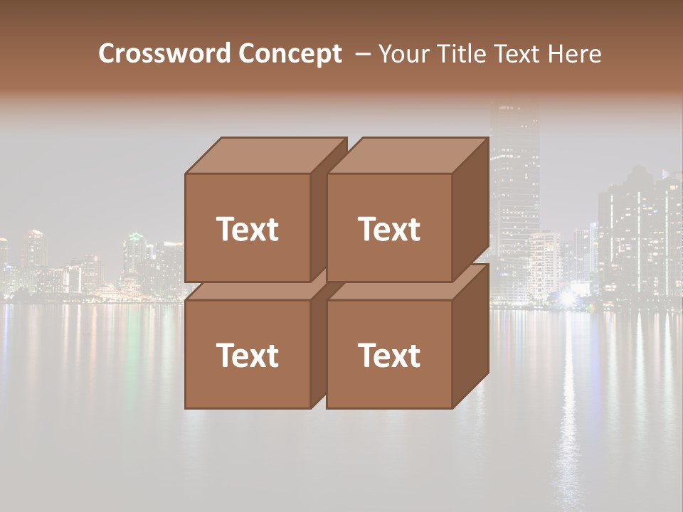 Florida Skyline Tower PowerPoint Template