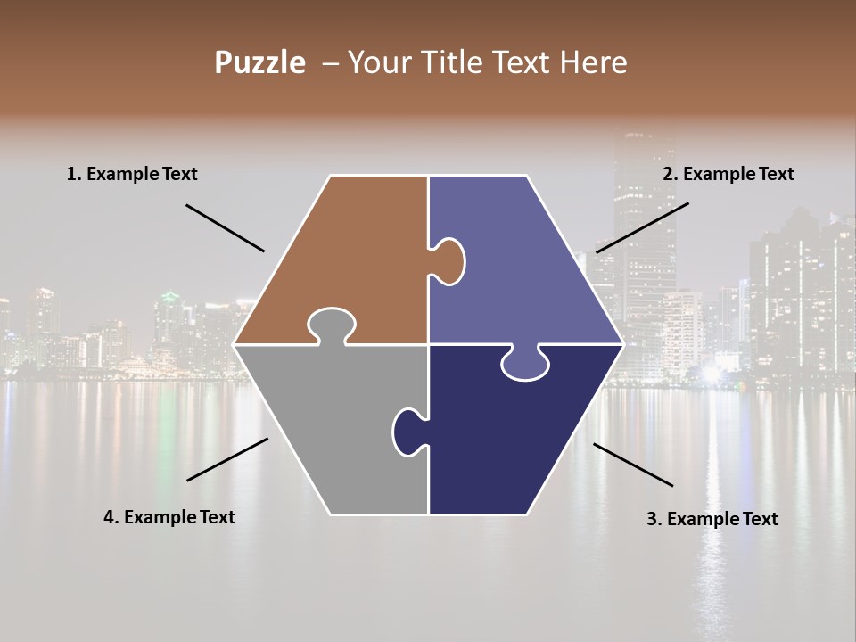 Florida Skyline Tower PowerPoint Template