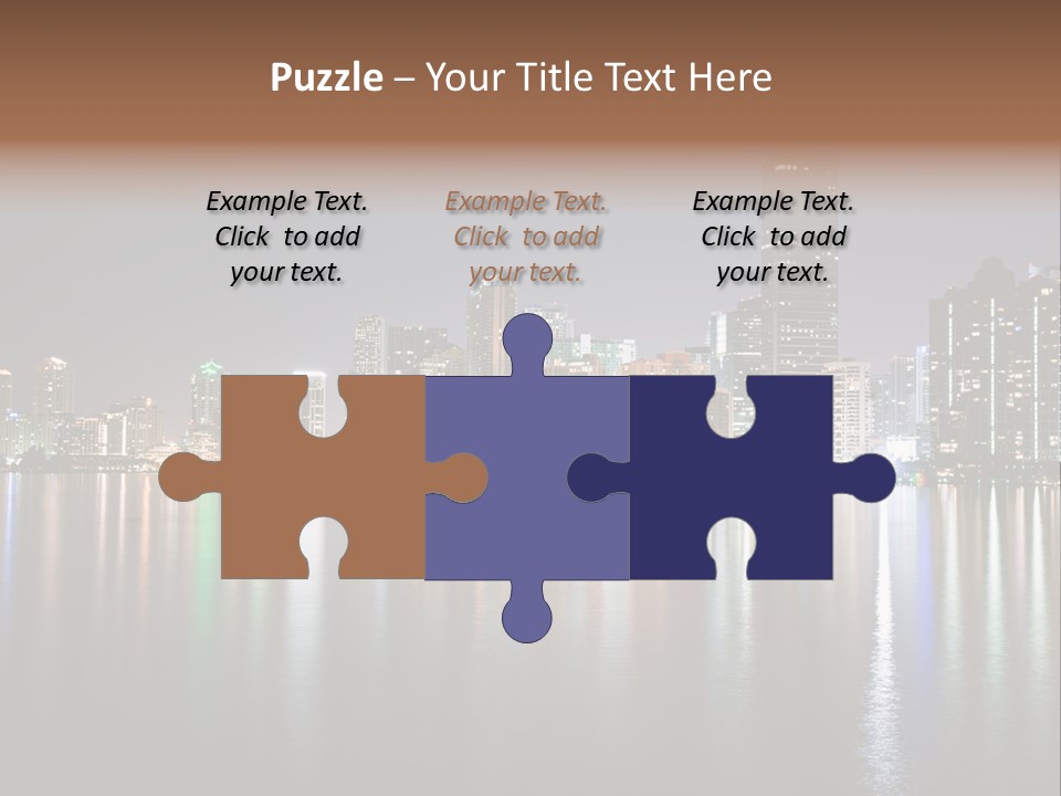 Florida Skyline Tower PowerPoint Template