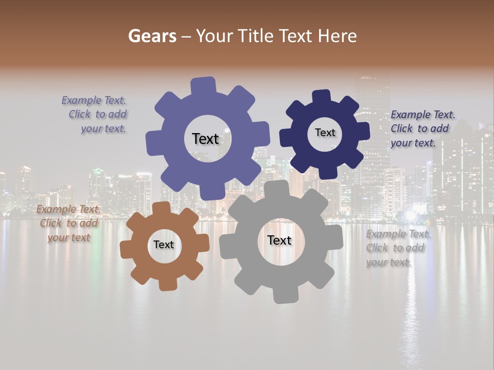 Florida Skyline Tower PowerPoint Template