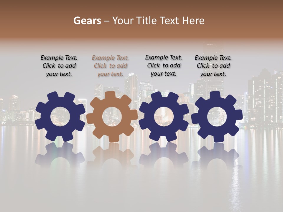 Florida Skyline Tower PowerPoint Template