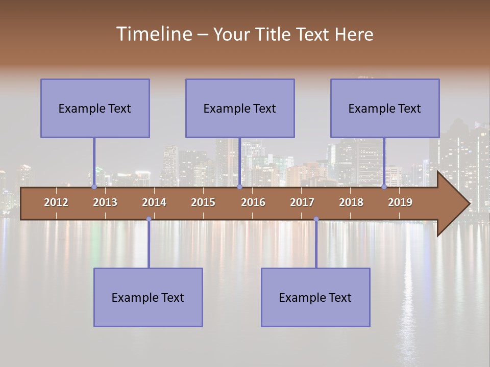 Florida Skyline Tower PowerPoint Template