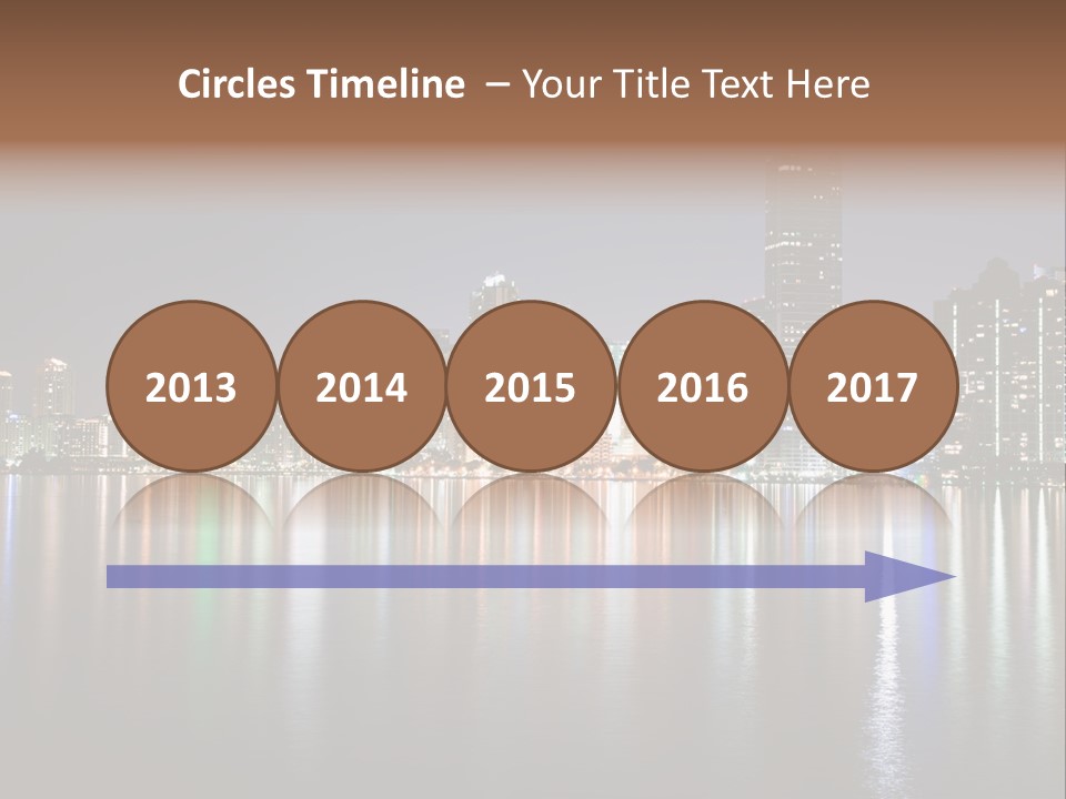 Florida Skyline Tower PowerPoint Template