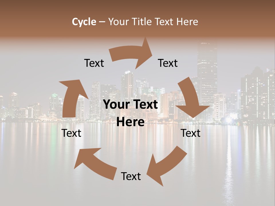 Florida Skyline Tower PowerPoint Template