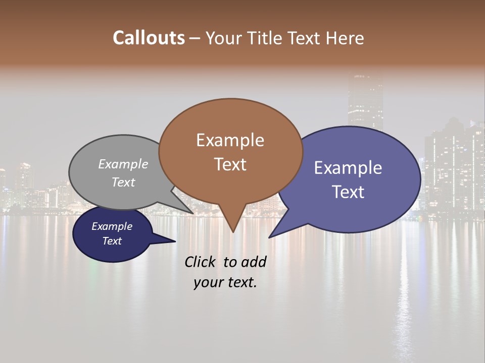 Florida Skyline Tower PowerPoint Template