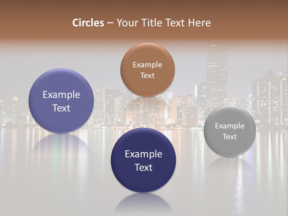 Florida Skyline Tower PowerPoint Template