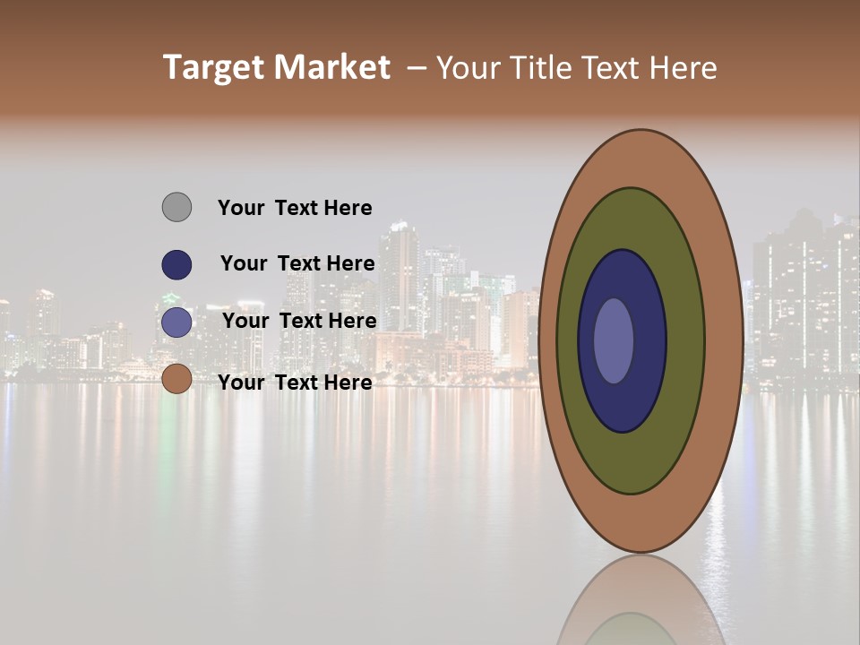 Florida Skyline Tower PowerPoint Template