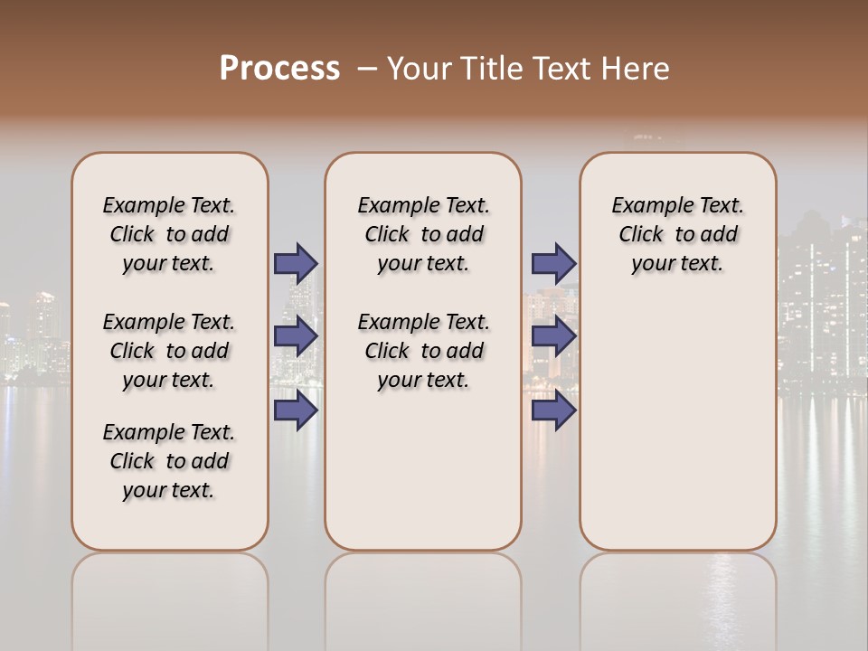 Florida Skyline Tower PowerPoint Template