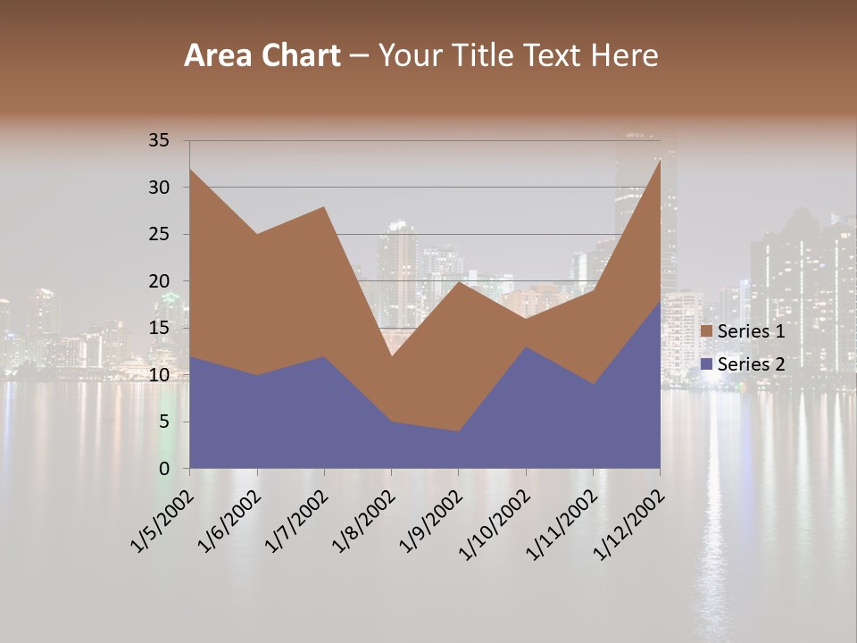 Florida Skyline Tower PowerPoint Template