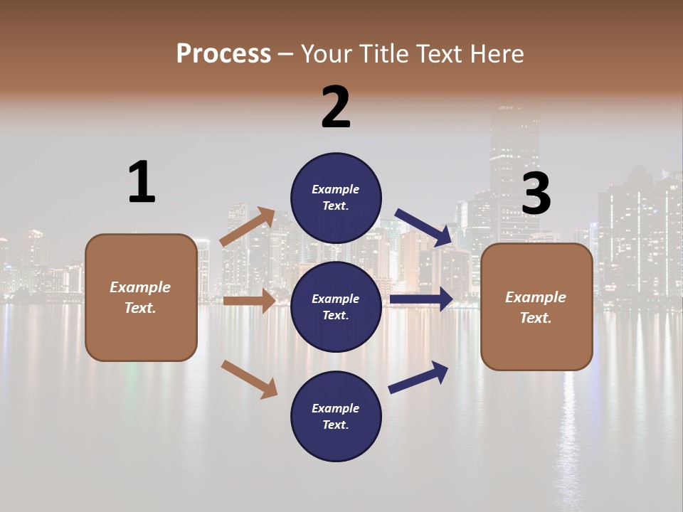 Florida Skyline Tower PowerPoint Template