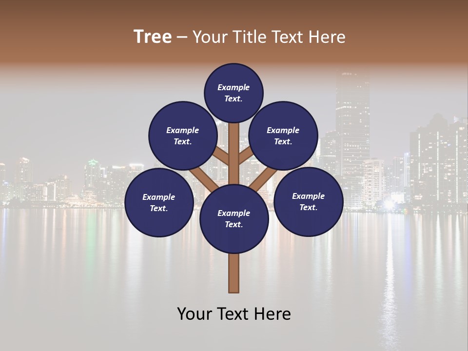 Florida Skyline Tower PowerPoint Template