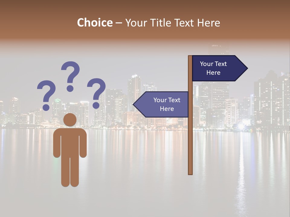 Florida Skyline Tower PowerPoint Template