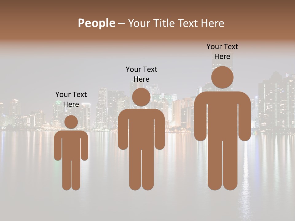 Florida Skyline Tower PowerPoint Template