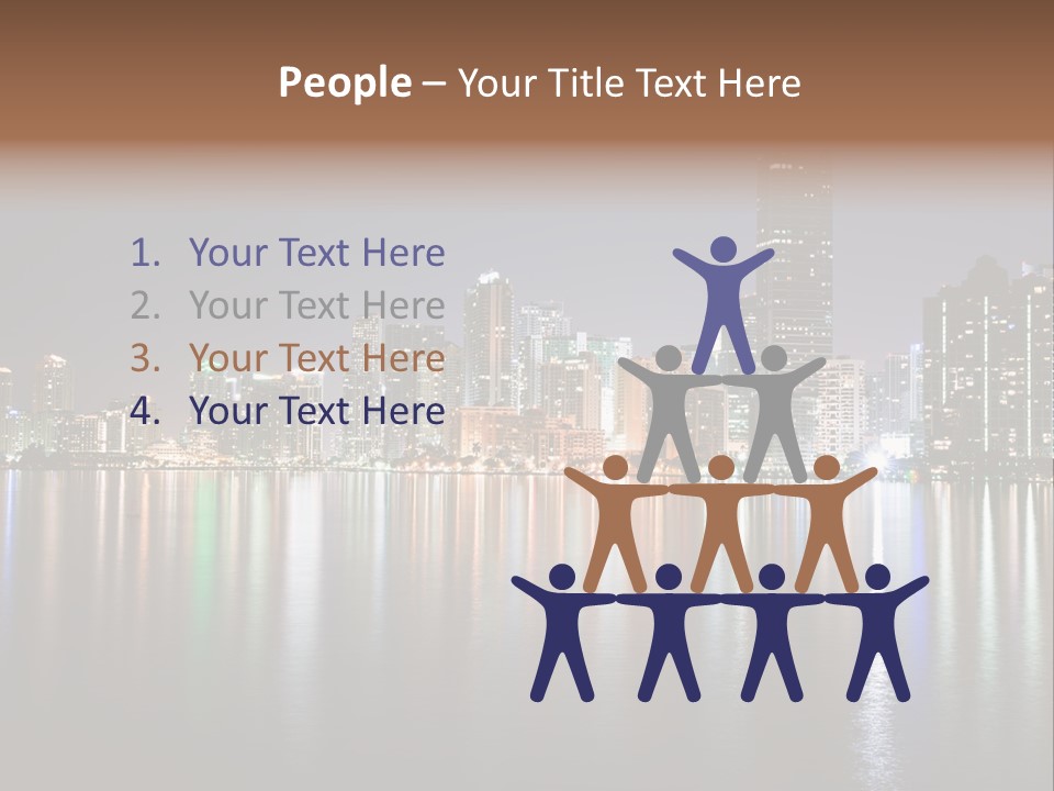 Florida Skyline Tower PowerPoint Template