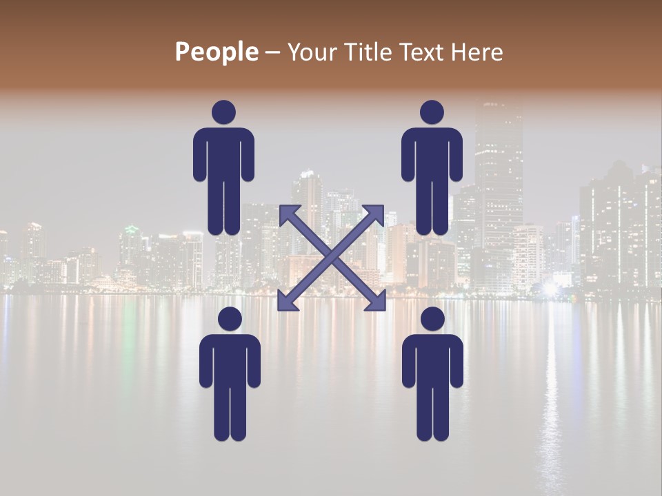 Florida Skyline Tower PowerPoint Template