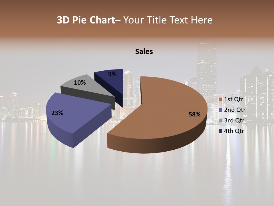 Florida Skyline Tower PowerPoint Template