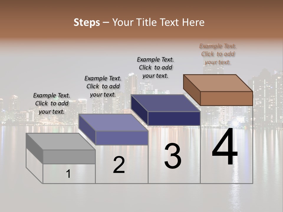 Florida Skyline Tower PowerPoint Template