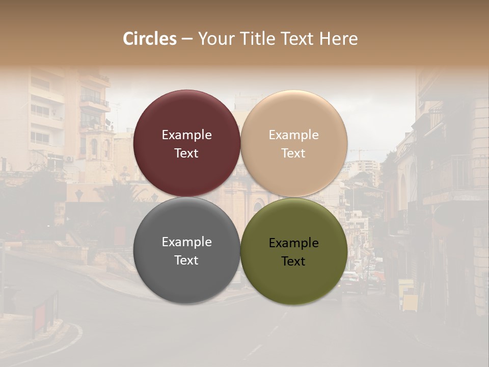 Building Urban Outside PowerPoint Template
