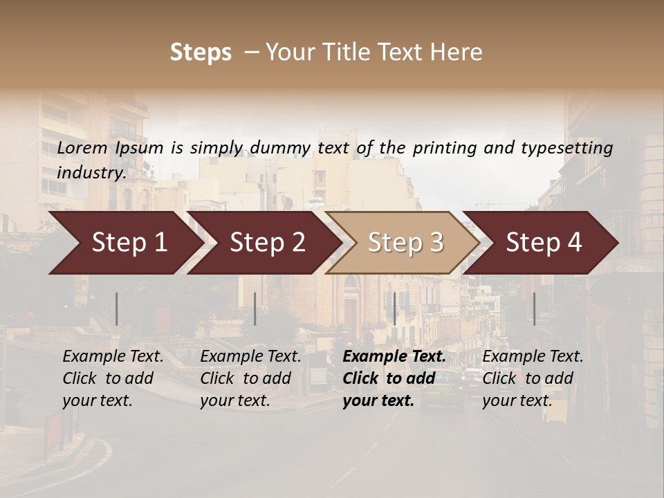 Building Urban Outside PowerPoint Template