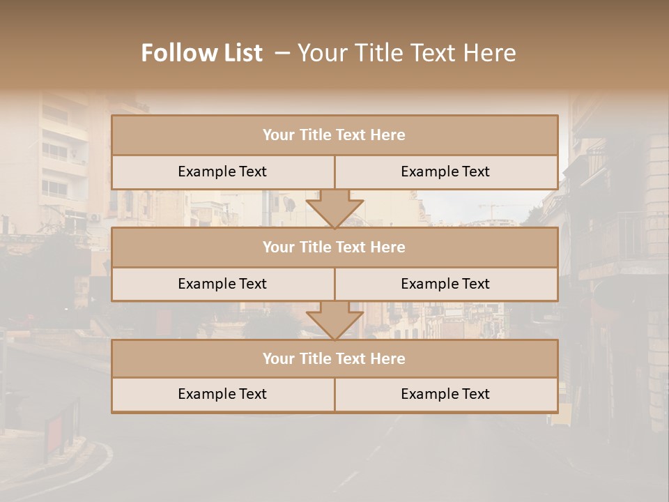 Building Urban Outside PowerPoint Template