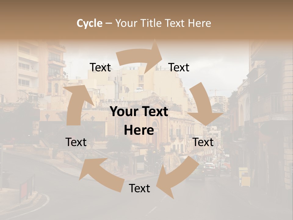 Building Urban Outside PowerPoint Template