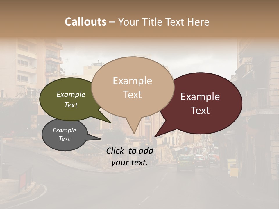 Building Urban Outside PowerPoint Template