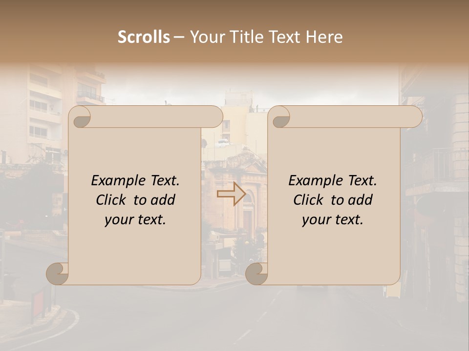 Building Urban Outside PowerPoint Template