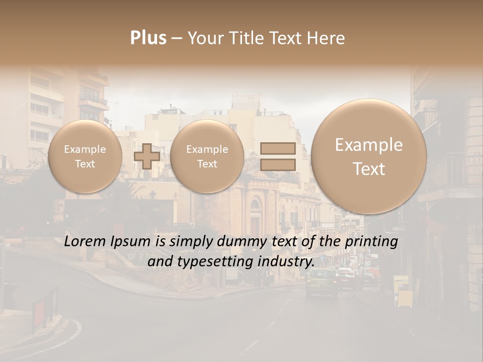 Building Urban Outside PowerPoint Template