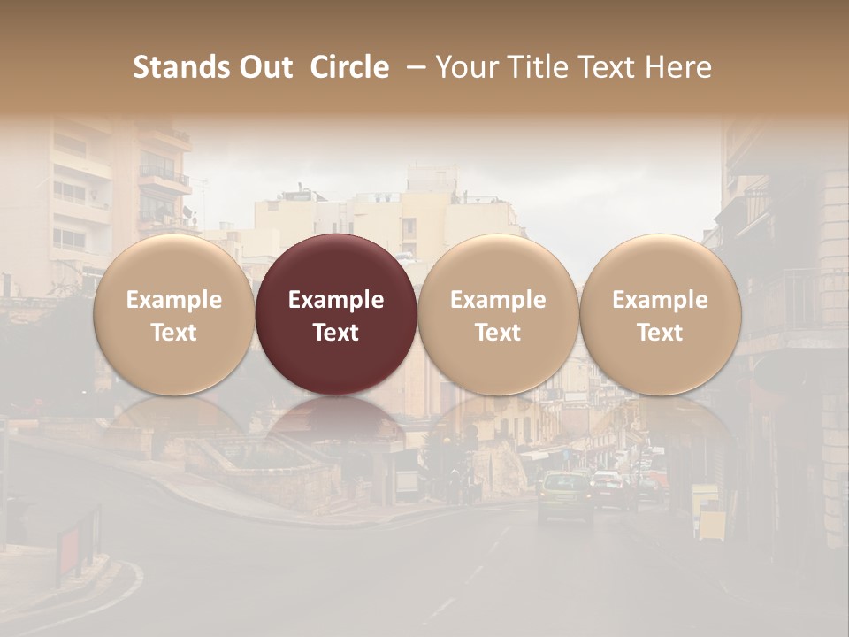 Building Urban Outside PowerPoint Template