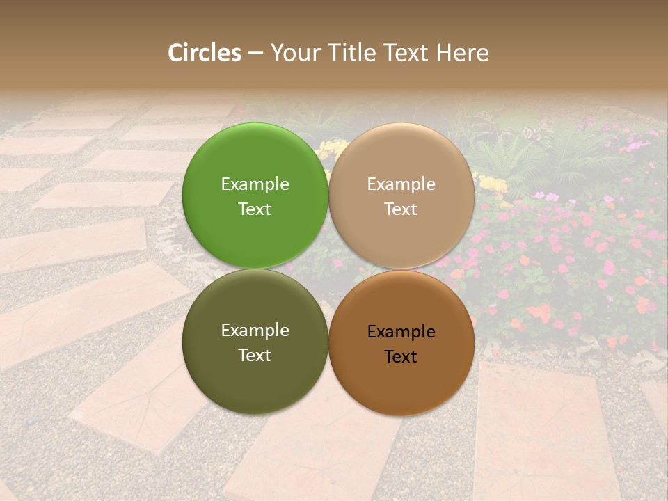 Adult Lotus Businesswoman PowerPoint Template