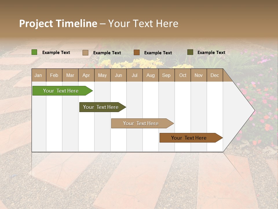 Adult Lotus Businesswoman PowerPoint Template