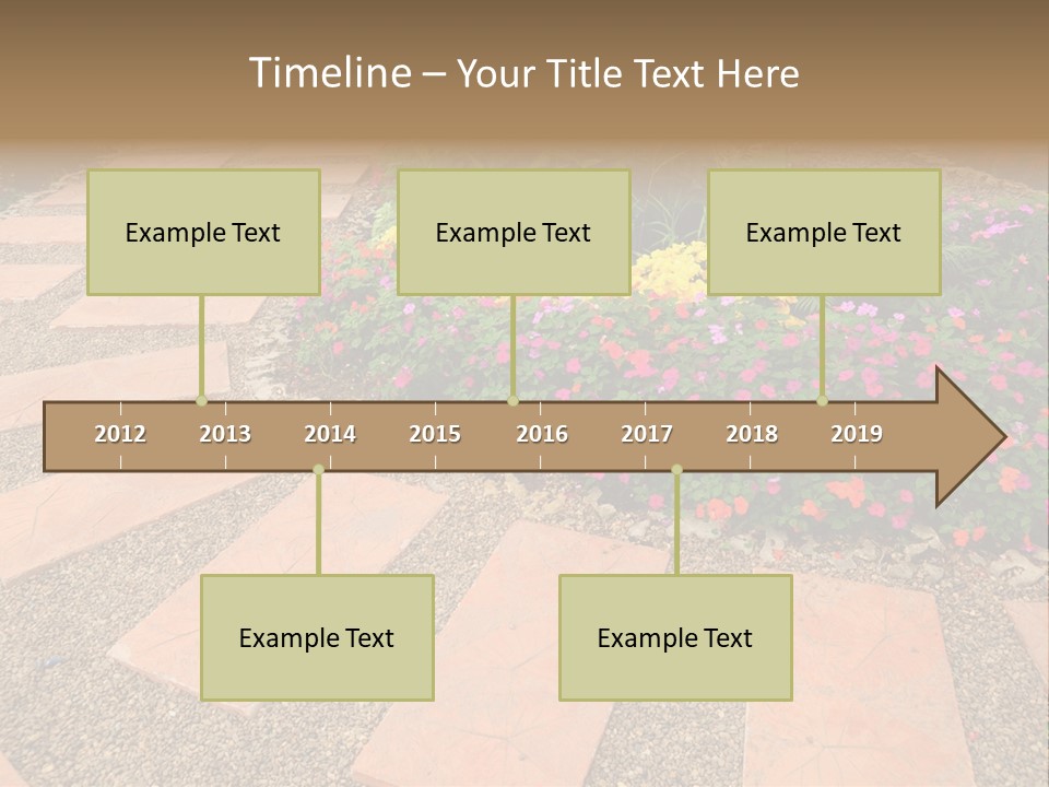 Adult Lotus Businesswoman PowerPoint Template