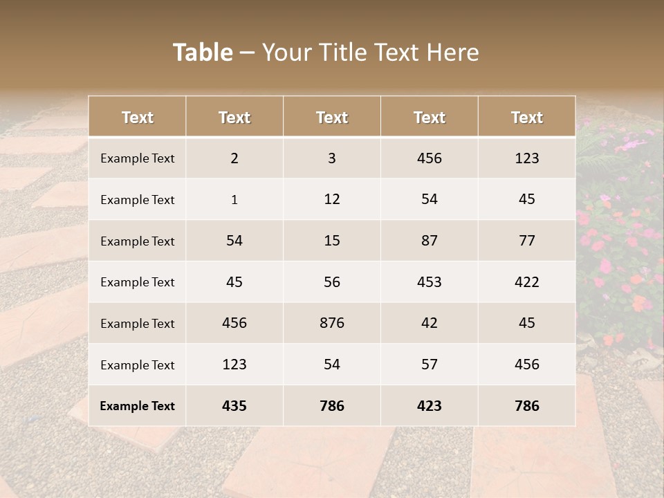 Adult Lotus Businesswoman PowerPoint Template