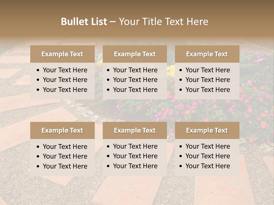 Adult Lotus Businesswoman PowerPoint Template