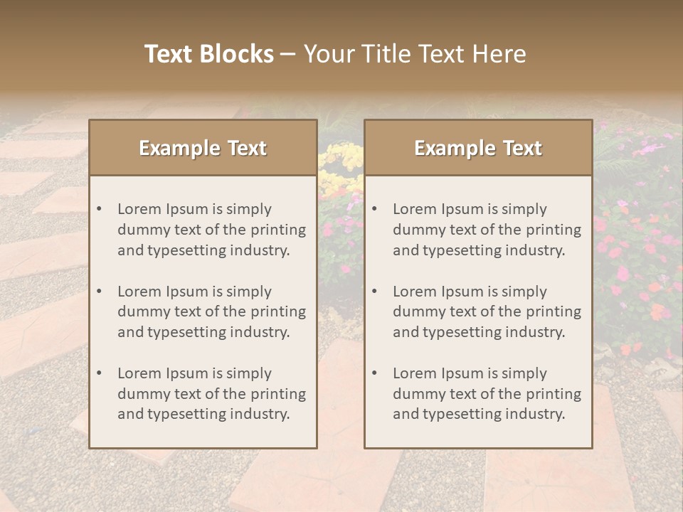 Adult Lotus Businesswoman PowerPoint Template