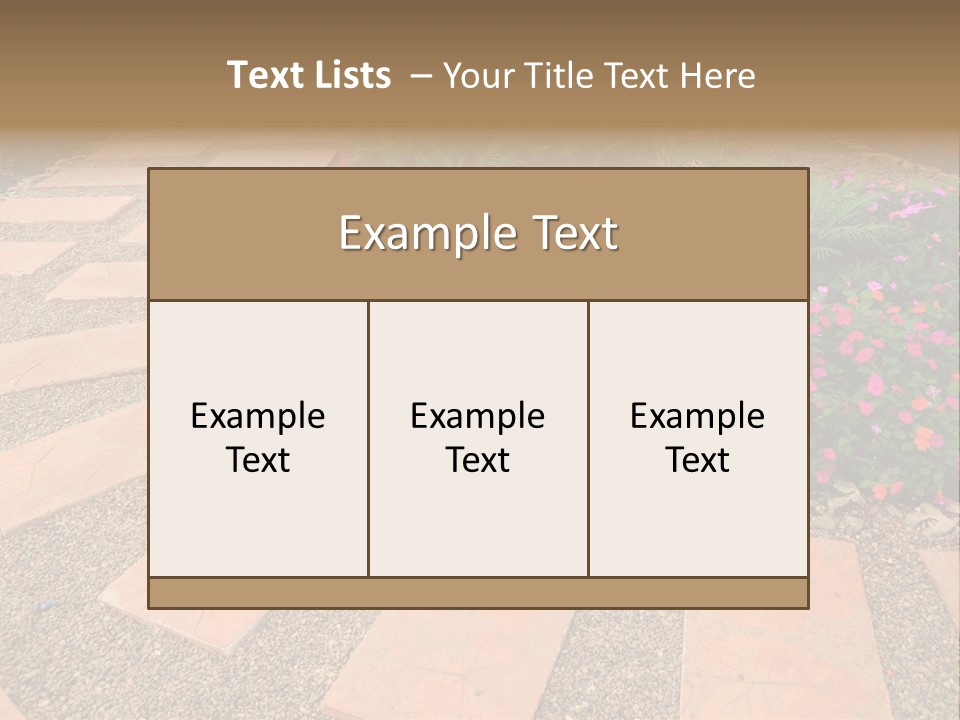 Adult Lotus Businesswoman PowerPoint Template