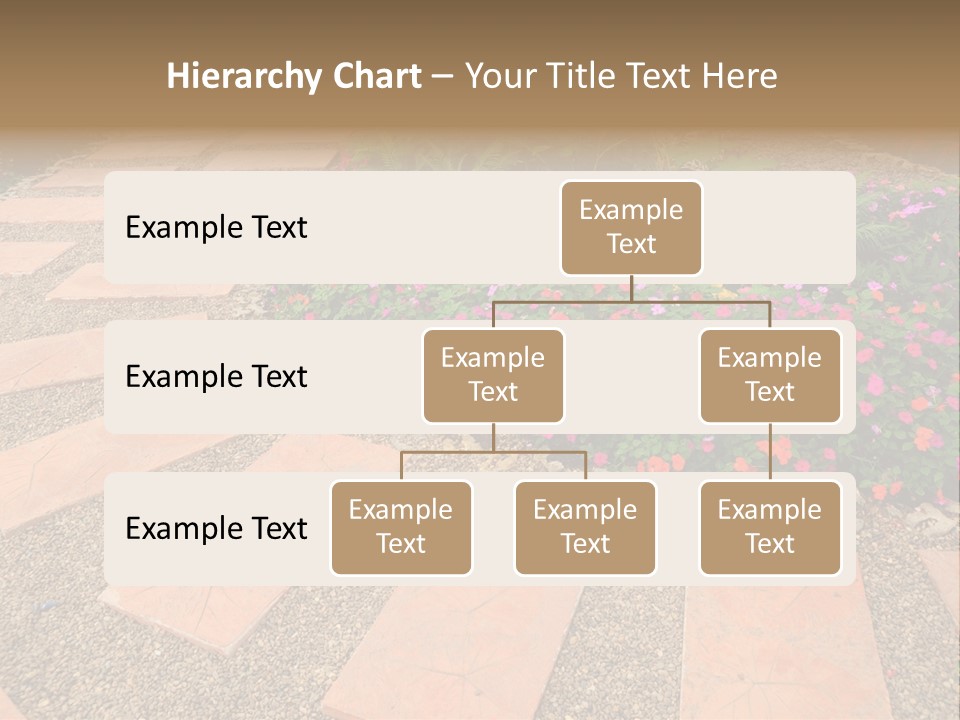 Adult Lotus Businesswoman PowerPoint Template
